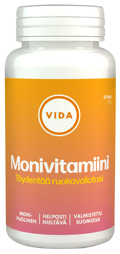Vida Monivitamiini, 120 tabl - Kevytkauppa.fi