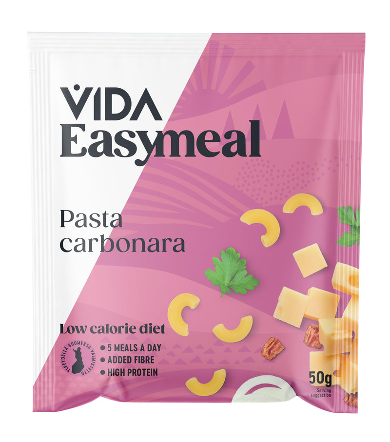 Vida Easy Meal Pasta Carbonara 15-pack - Kevytkauppa.fi