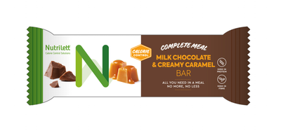 Nutrilett Milk Chocolate & Creamy Caramel patukka - Kevytkauppa.fi