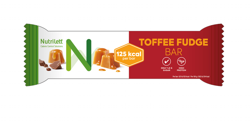 Nutrilett Toffee Fudge patukka - Kevytkauppa.fi