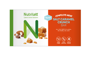Nutrilett Salt Caramel Crunch patukka 4-pack - Kevytkauppa.fi