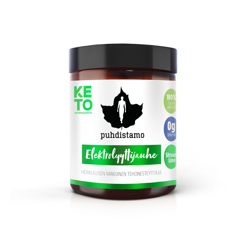 Puhdistamo KETO Elektrolyyttijauhe - Sitruuna Lime - Kevytkauppa.fi