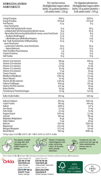 Nutrilett VLCD Kanakeitto (10kpl) - Kevytkauppa.fi
