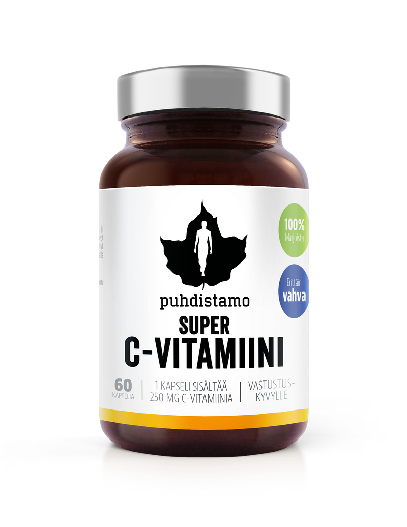 Puhdistamo Super C-vitamiini, 60 kaps - Kevytkauppa.fi